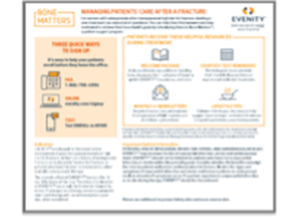 Bone Matters® enrollment brochure